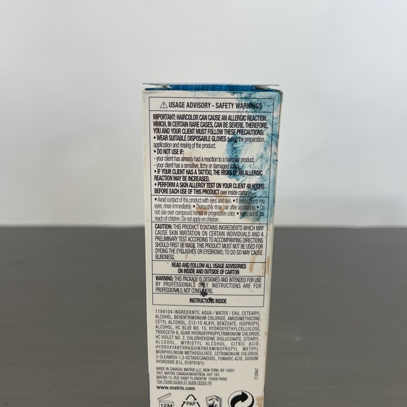 MATRIX COLOR GRAPHICS LACQUER
SEMI- Permanent
Professional Hair Dye - Picture 2 of 3